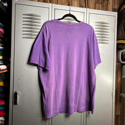 Vintage 1990s Faded x Distressed Minnesota VIkings Made in USA Nutmeg T-Shirt