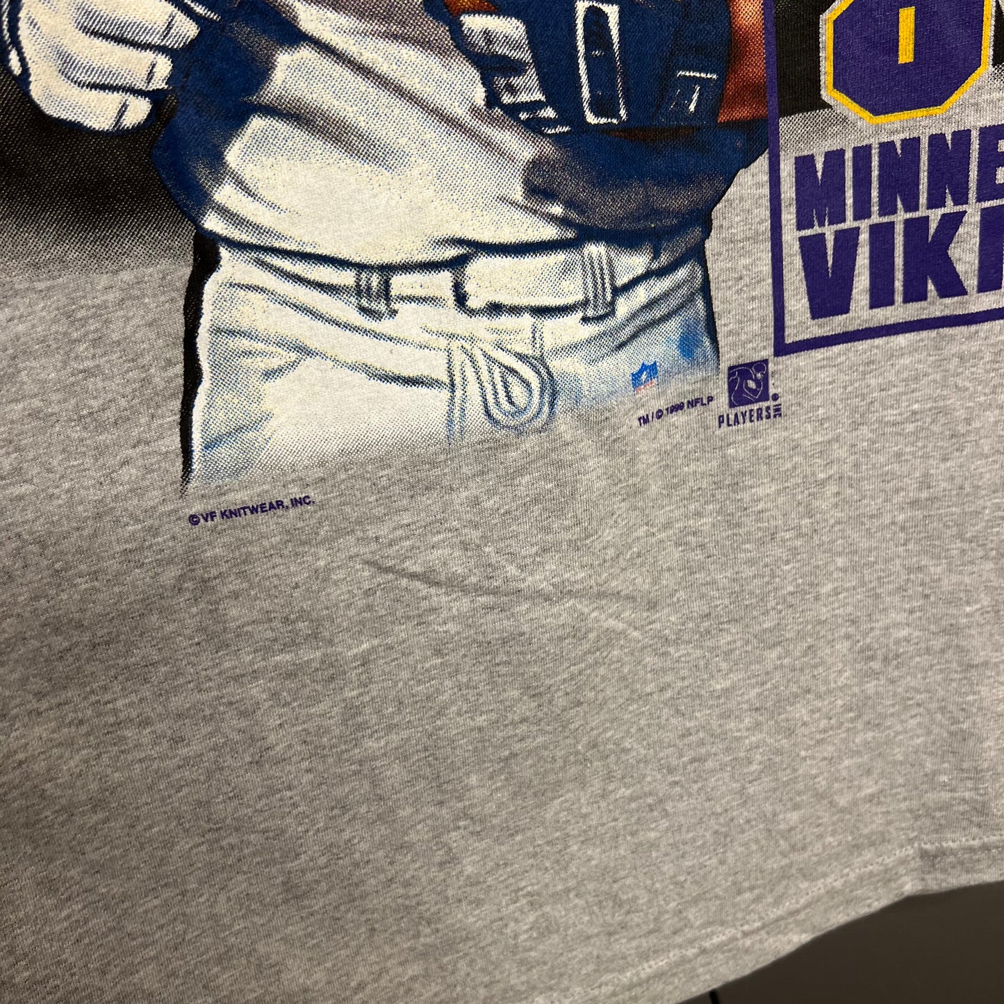 Vintage 1990s Randy Moss Deadstock New With Tags Minnesota Vikings Made in USA T-Shirt