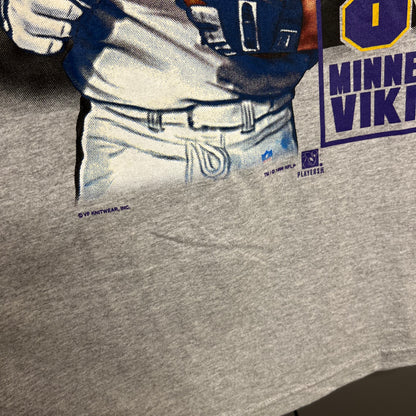 Vintage 1990s Randy Moss Deadstock New With Tags Minnesota Vikings Made in USA T-Shirt