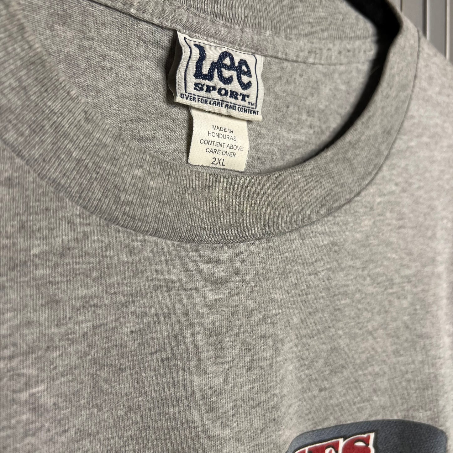 Vintage Early 2000s Y2K Playoff Matchup Green Bay Packers vs St Louis Rams Lee Sports T-Shirt