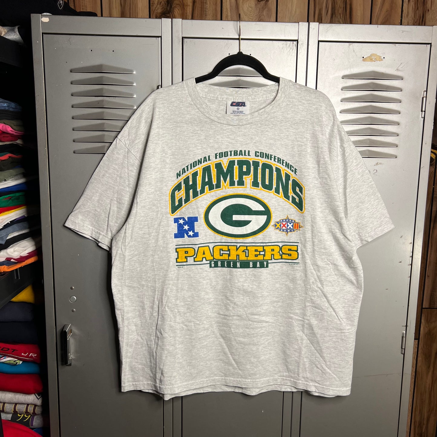 Vintage 1990s Green Bay Packers Conference Champions x Super Bowl Bound CSA T-Shirt