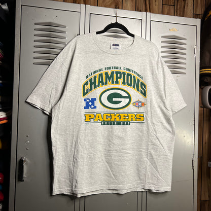 Vintage 1990s Green Bay Packers Conference Champions x Super Bowl Bound CSA T-Shirt