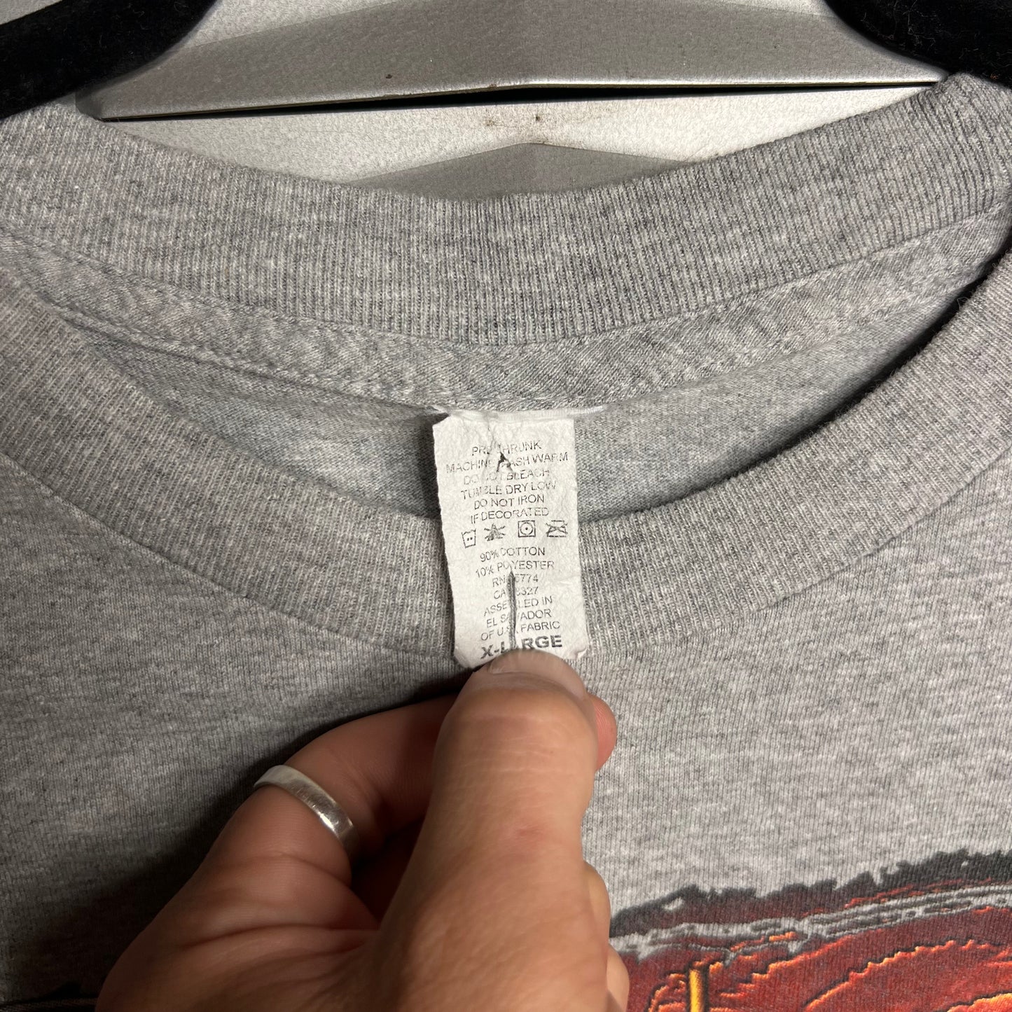 Vintage Early 2000s Y2K Green Bay Packers Frozen Tundra x Titletown Grey T-Shirt