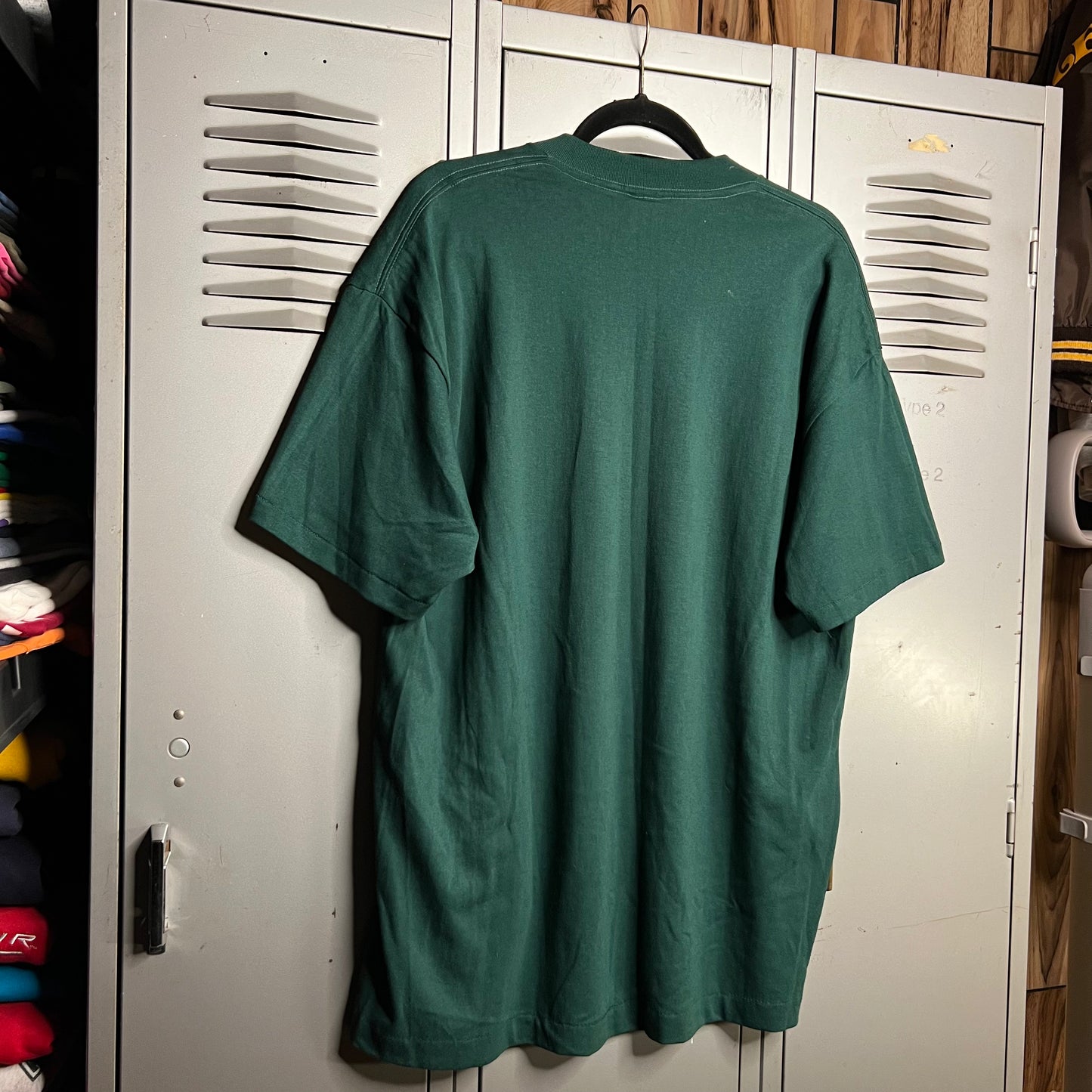 Vintage Early 1990s Deadstock NWT Green Bay Packers Single Stitch Trench T-Shirt