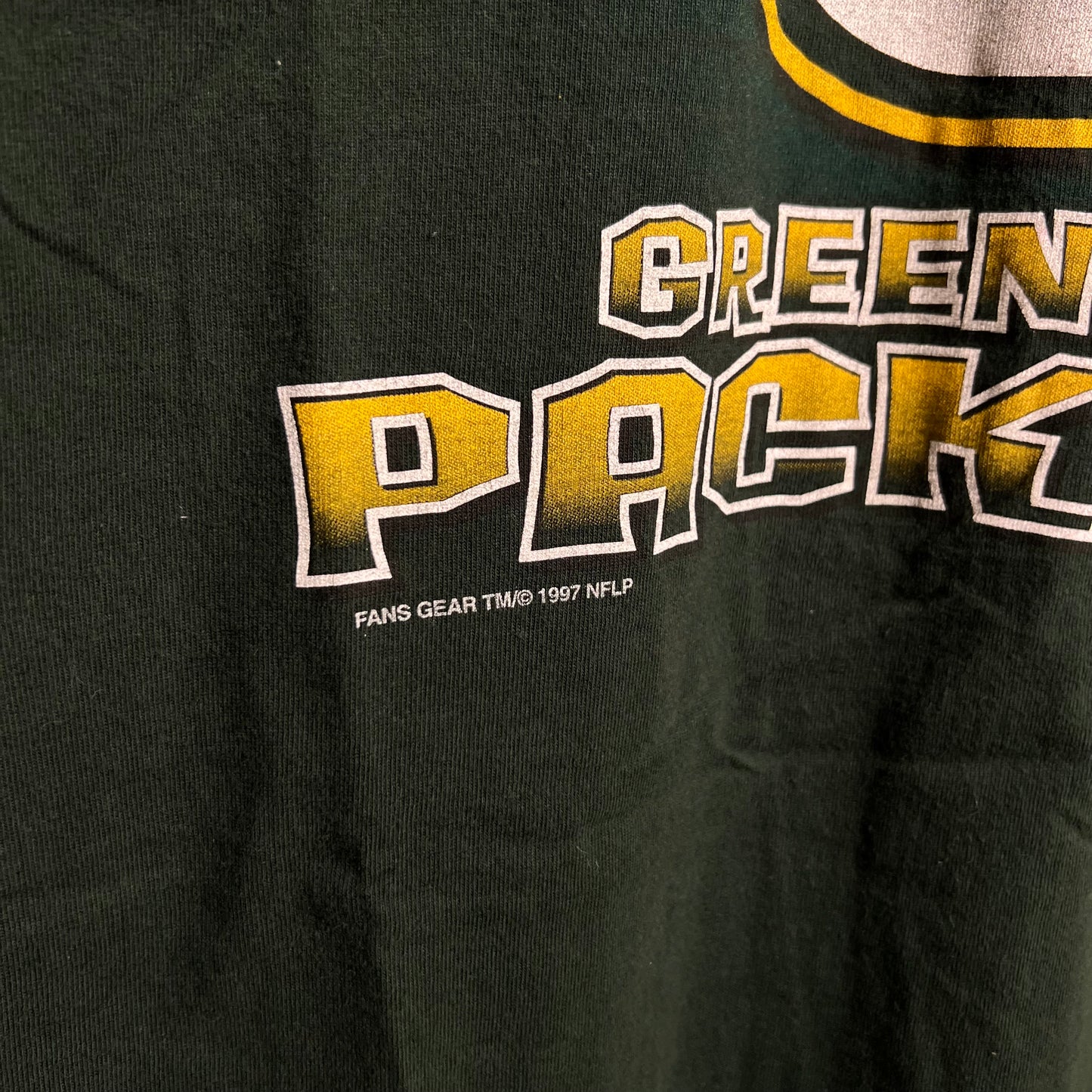 Vintage 1990s Green Bay Packers Super Bowl Champions Fruit of the Loom Single Stitch T-Shirt