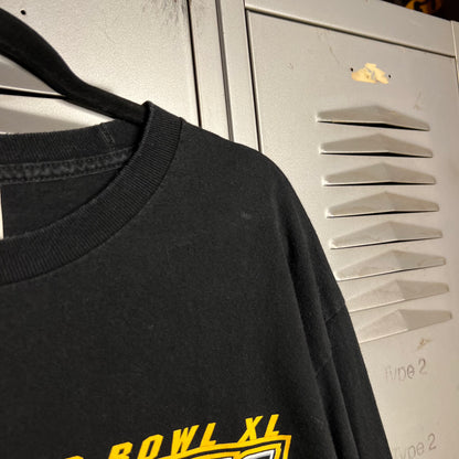 Vintage 2000s Y2K Pittsburgh Steelers Super Bowl Champions AAA Black Long Sleeve
