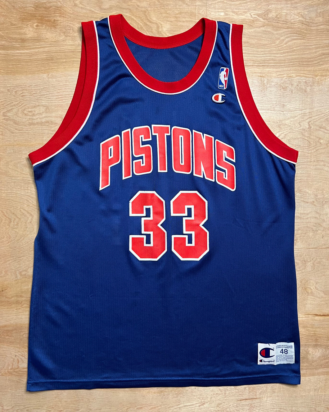 1990's Grant Hill Detroit Pistons Champion Replica Jersey