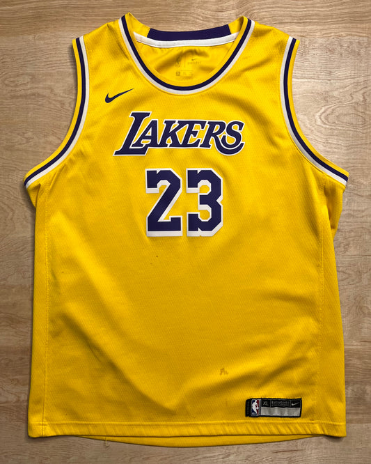 Modern Lebron James Los Angeles Lakers Nike Jersey