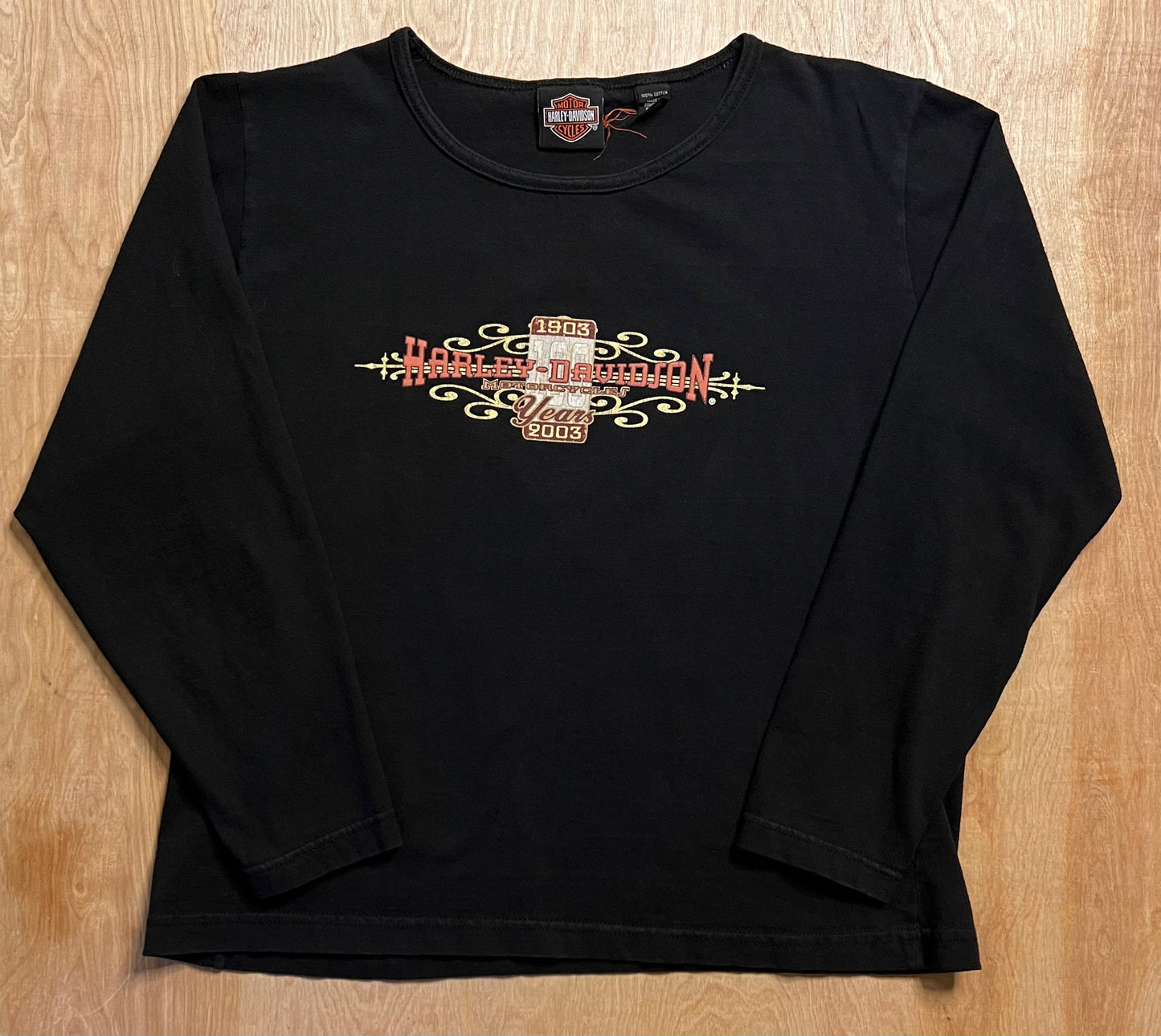 2003 Harley Davidson 100 Years Olympia, Washington Long Sleeve