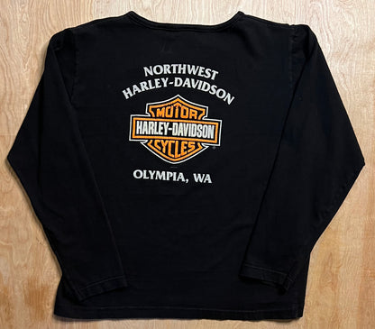 2003 Harley Davidson 100 Years Olympia, Washington Long Sleeve