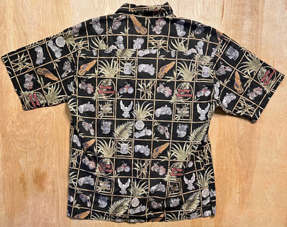 Harley Davidson AOP Hawaiian Style Button Up