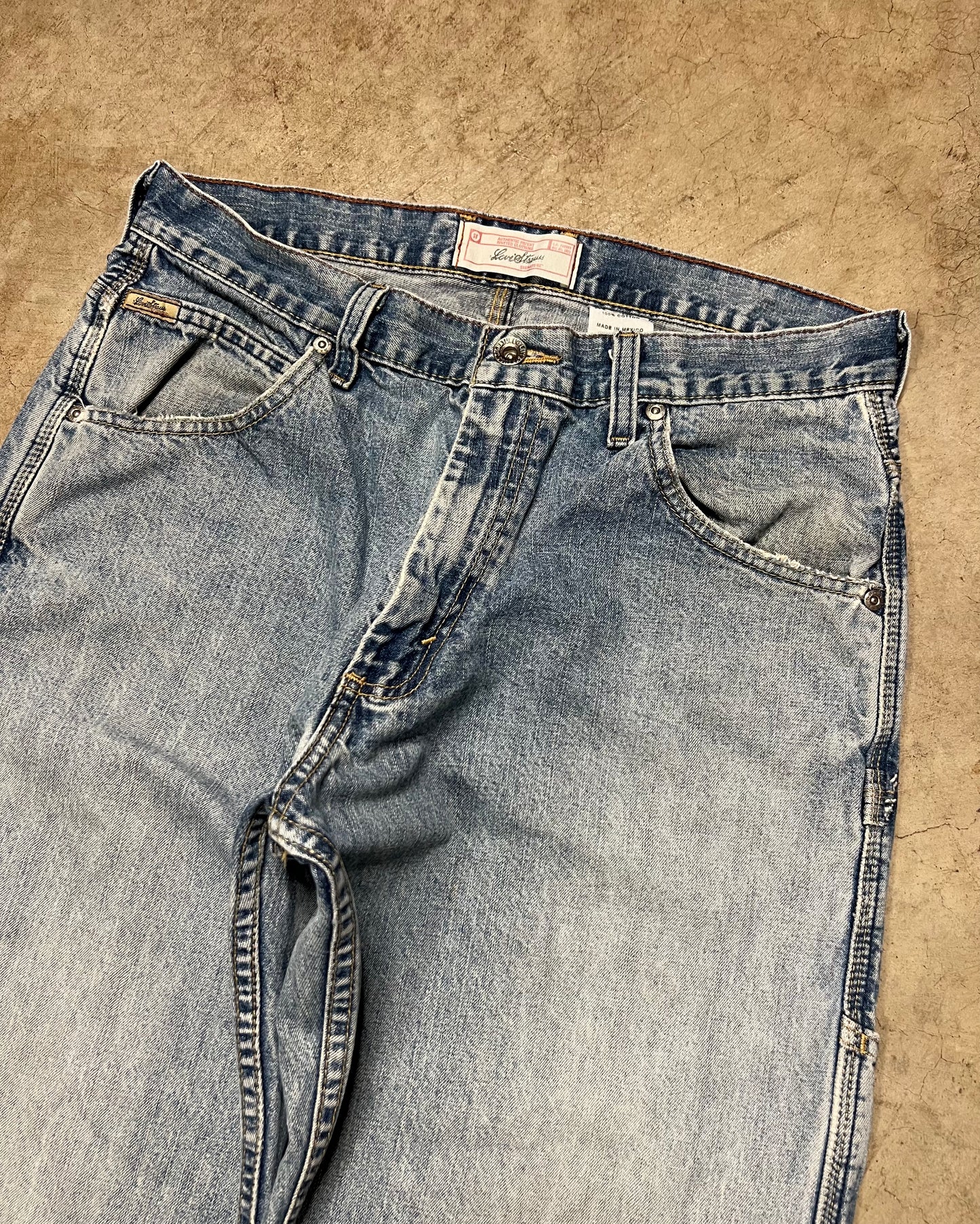 2000's Faded Levi Strauss Baggy Carpenter Pants