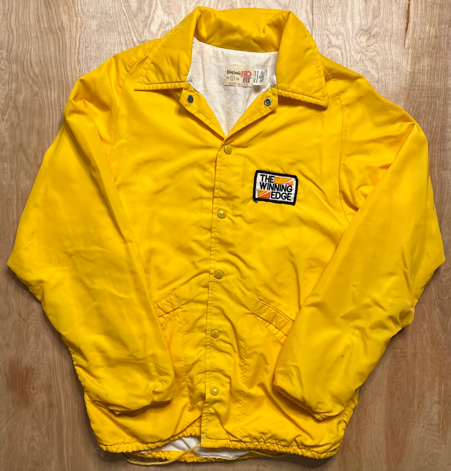 Vintage "The Winning Edge" Snap Button Jacket