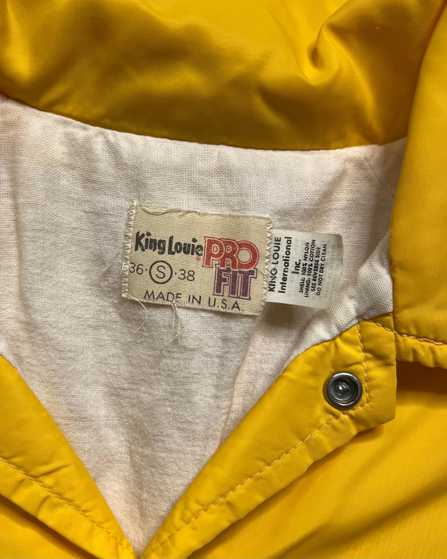 Vintage "The Winning Edge" Snap Button Jacket