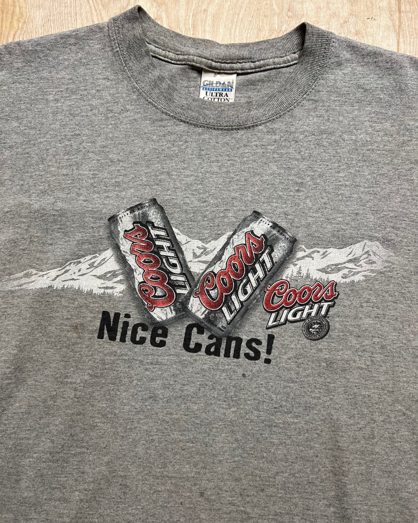 Early 2000's Coors Light "Nice Cans" T-Shirt