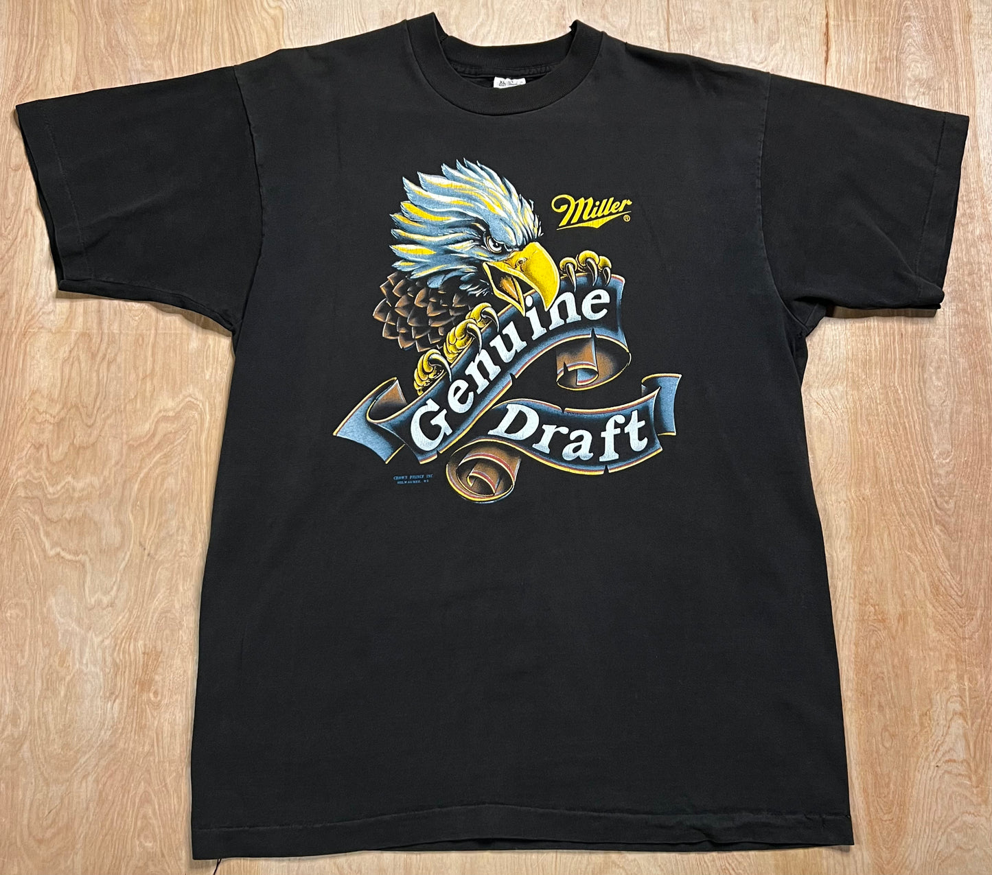 Early 1990's Miller Genuine Draft Milwaukee, USA Single Stitch T-Shirt