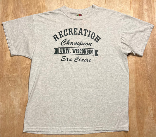 1990's University of Eau Claire Recreation Champion T-Shirt