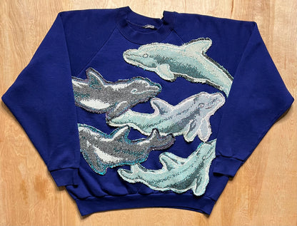 GSB Custom Dolphin Blanket Combo Crewneck