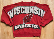 Load image into Gallery viewer, GSB Custom Wisconsin Badgers Blanket Combo Crewneck
