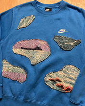 Load image into Gallery viewer, GSB Custom Ocean Blanket Combo Nike Crewneck
