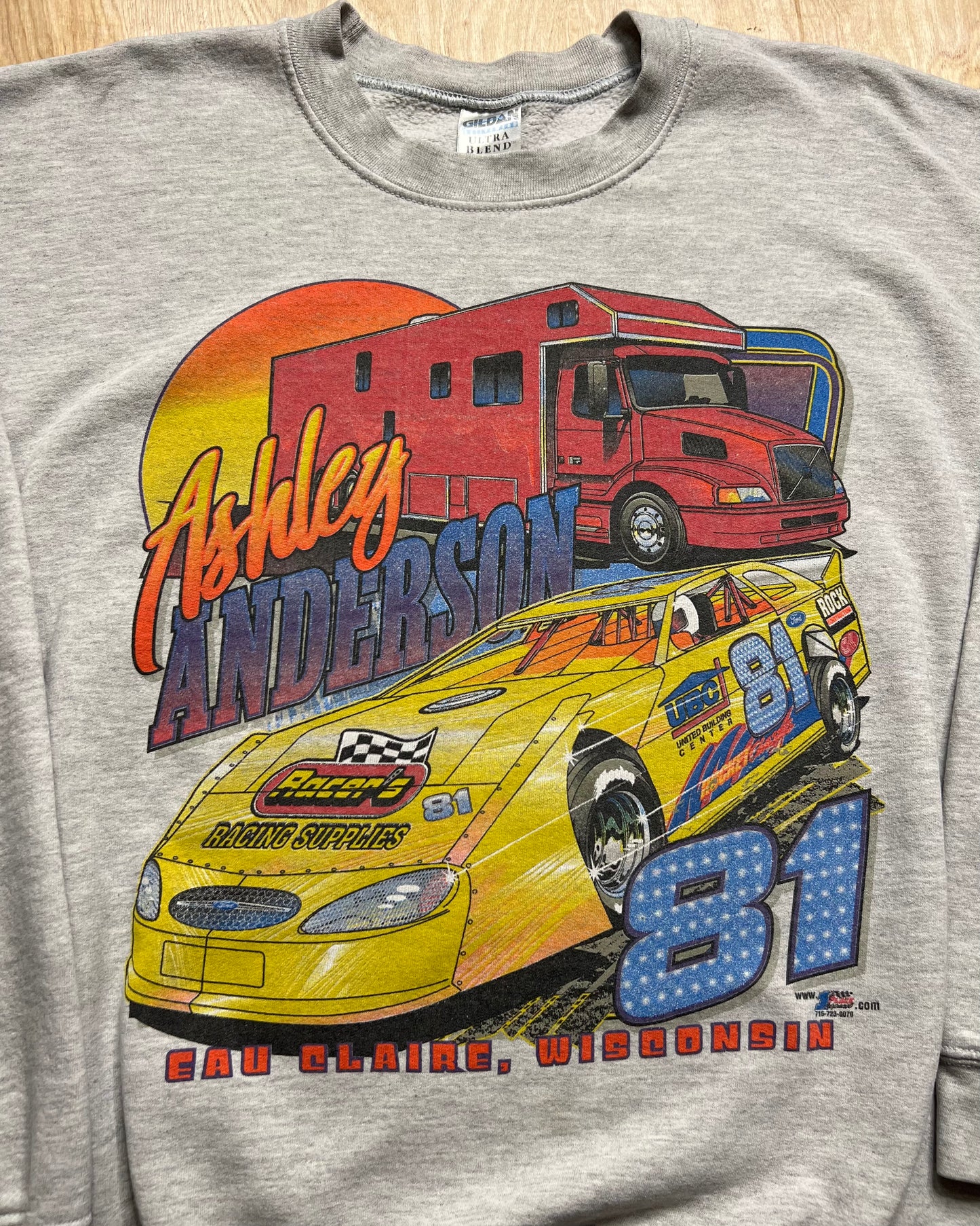 2004 Eau Claire, Wisconsin Ashley Anderson Racing Crewneck