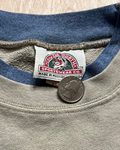 1990's Canada North Woodland Moose Crewneck