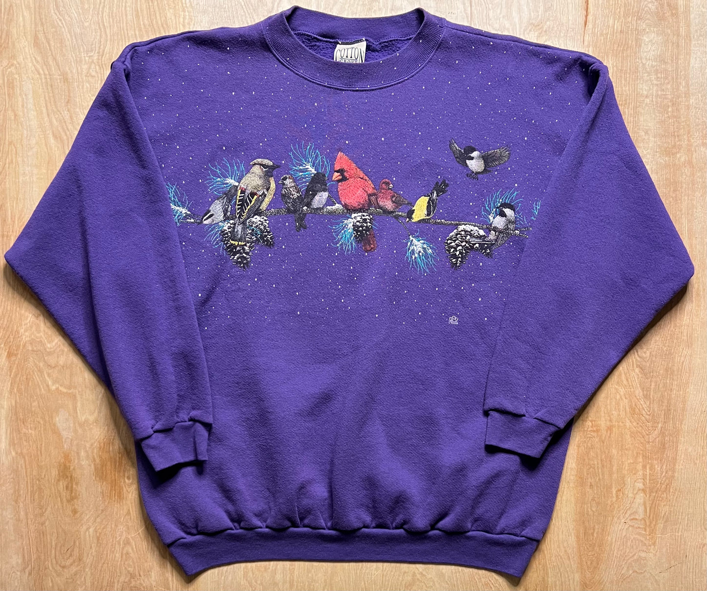 1998 Birds in the Snow Crewneck