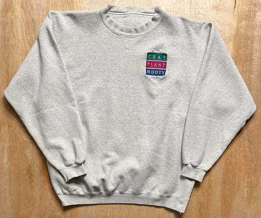 Vintage "Gray, Plant, Mooty" Crewneck