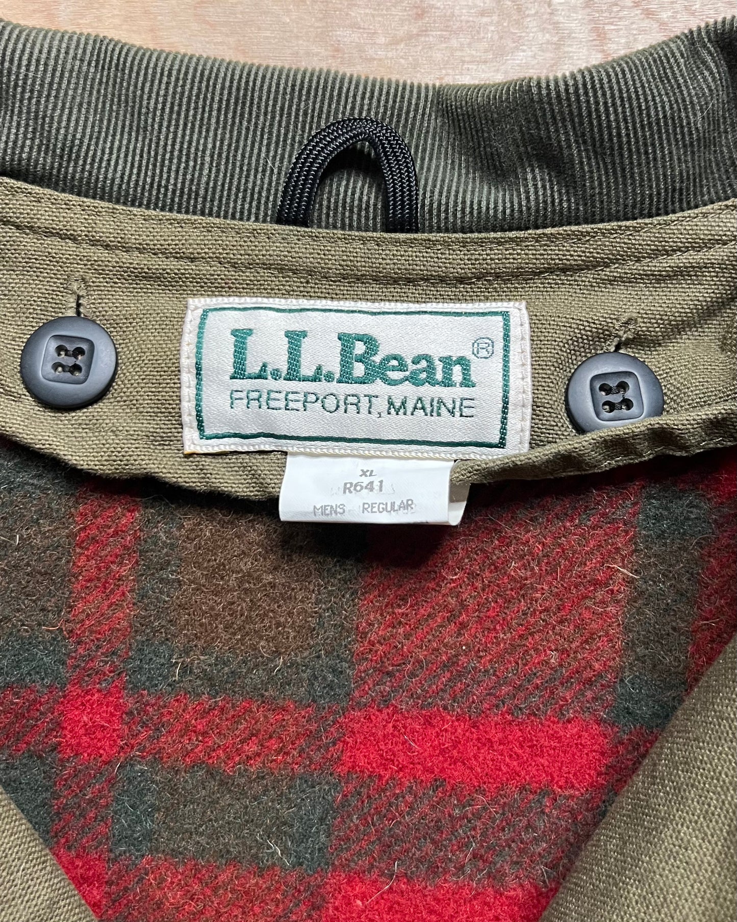 1990's LL Bean Insulated Flannel Lined Jacket