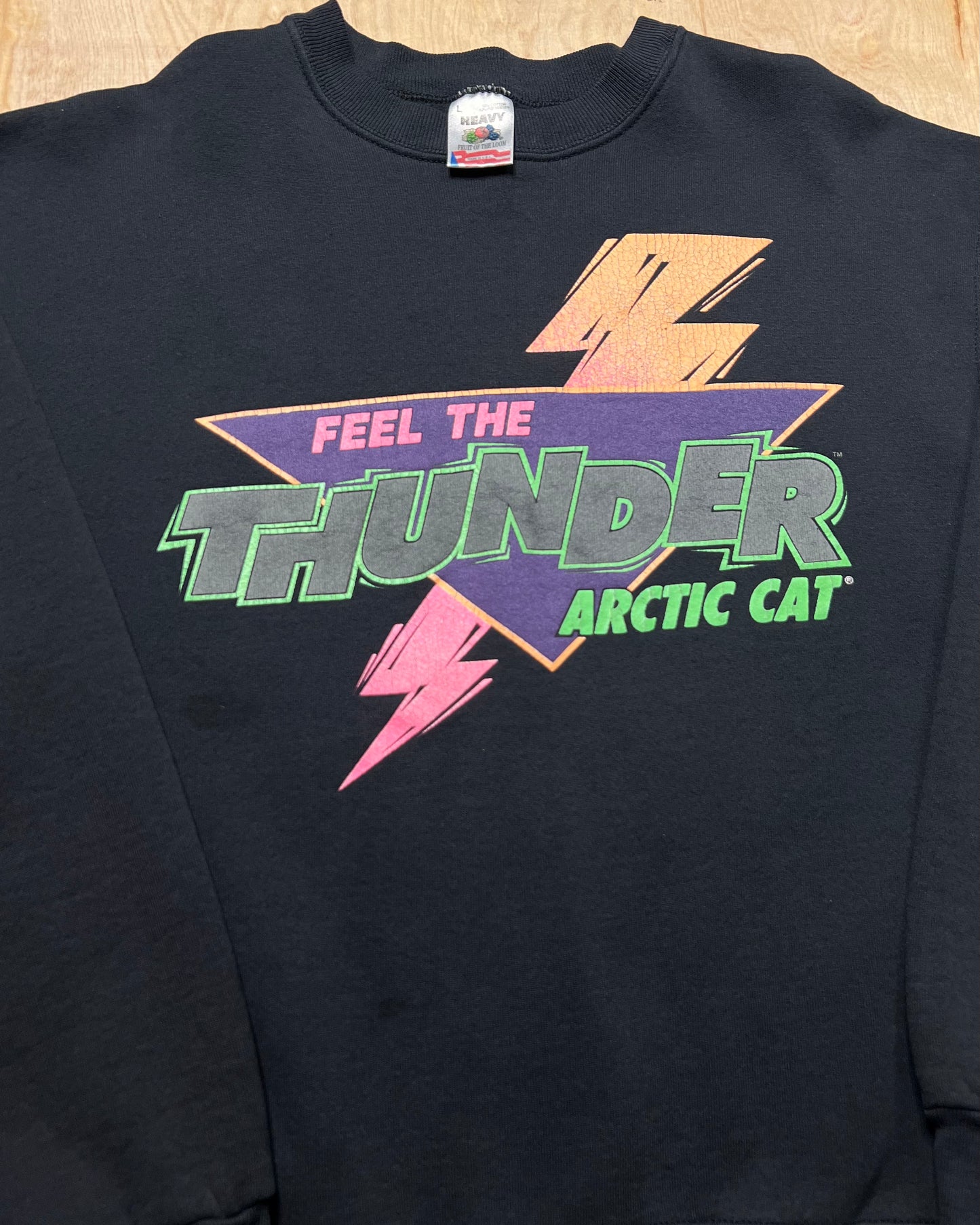 1990's Arctic Cat "Feel The Thunder" Fruit of the Loom Crewneck