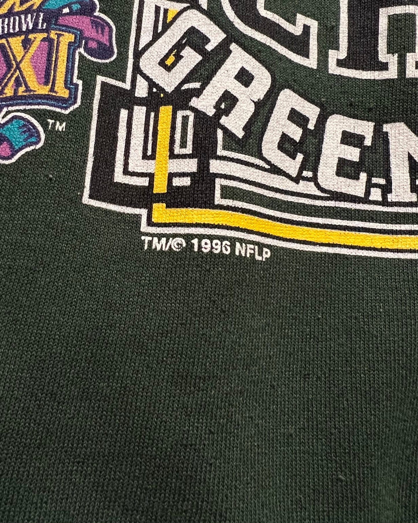 1996 Green Bay Packers Super Bowl Champions Tultex Crewneck