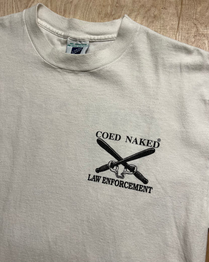 1990's COED Naked Law Enforcement Single Stitch T-Shirt