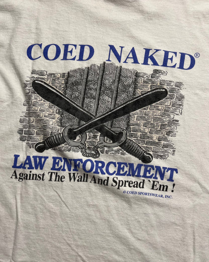 1990's COED Naked Law Enforcement Single Stitch T-Shirt