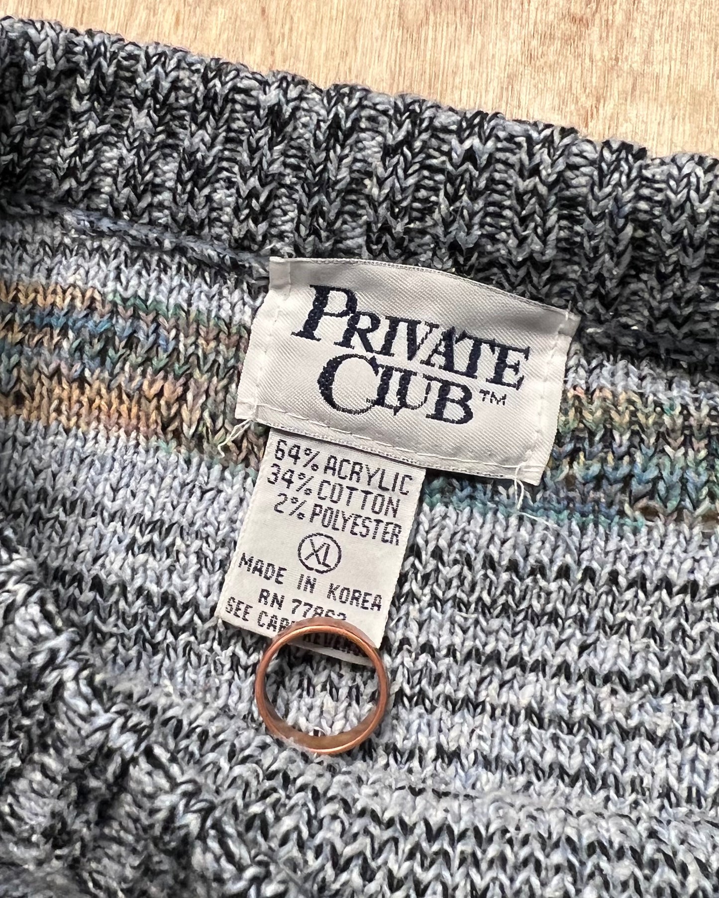 1990's Private Club Heavy Sweater