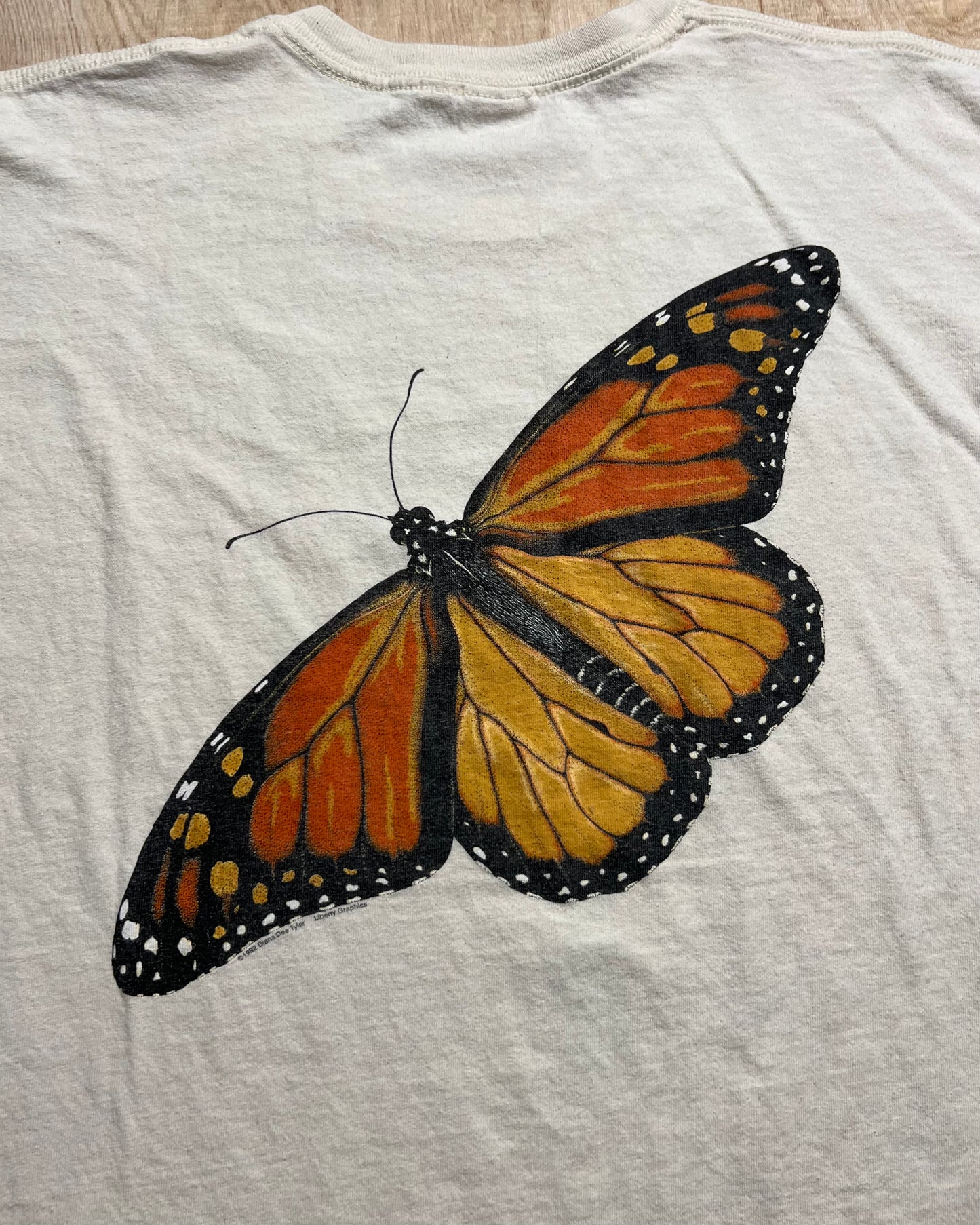 1992 Beaver Creek Reservation Caterpillar X Butterfly T-Shirt