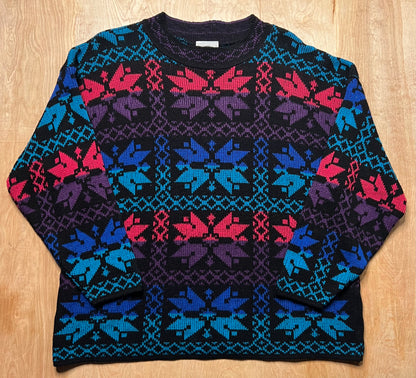 1990's Classic Essentials Retro Acrylic Sweater