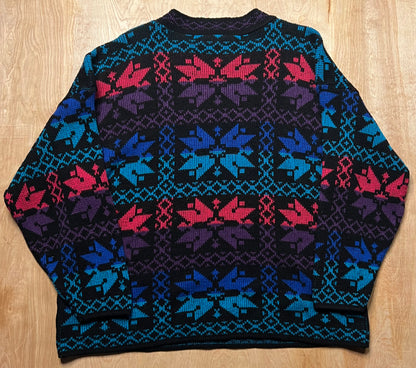 1990's Classic Essentials Retro Acrylic Sweater