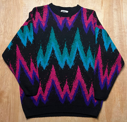 1990's Classic Essentials Retro Acrylic Sweater