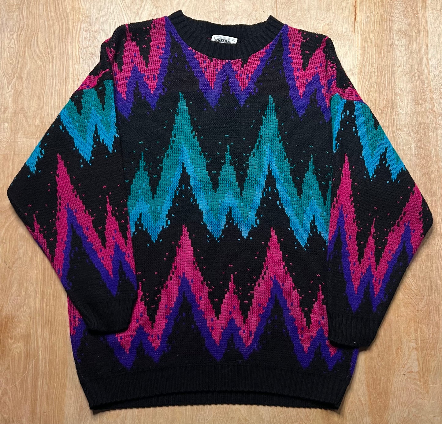 1990's Classic Essentials Retro Acrylic Sweater