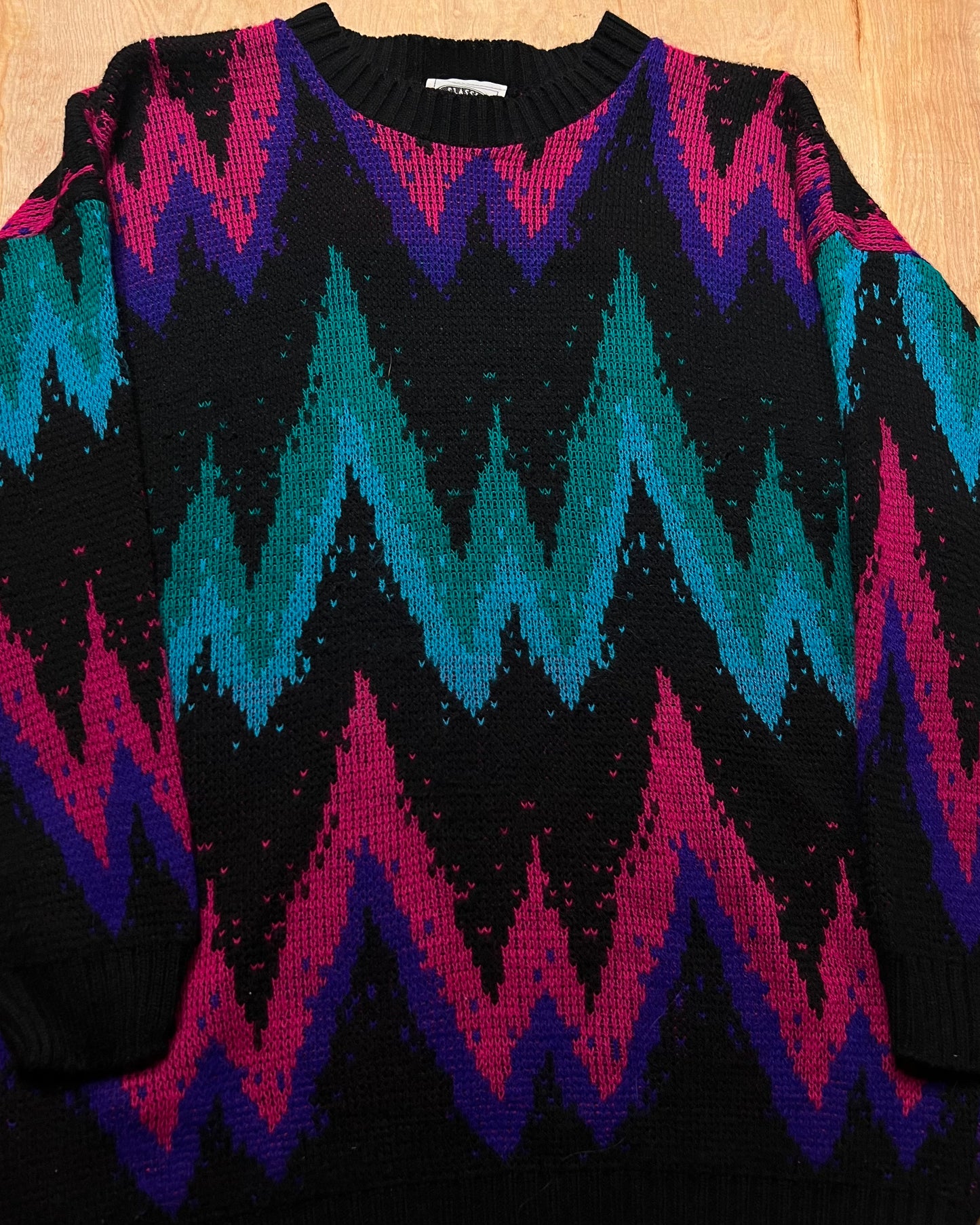 1990's Classic Essentials Retro Acrylic Sweater