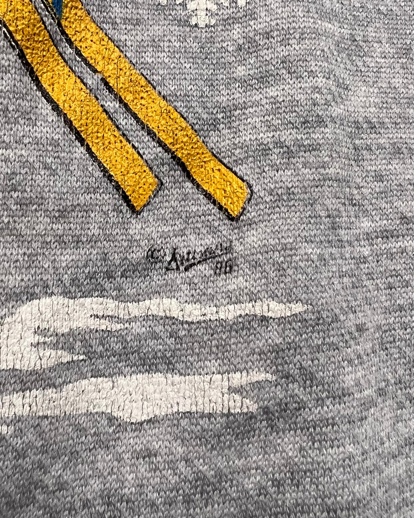 1986 Penguin Skiing Bassett Walker Crewneck