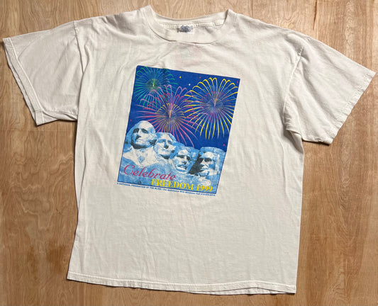 1999 Mt Rushmore "Celebrate Freedom" T-Shirt