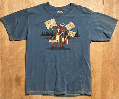 Vintage "Say No to Venison!" Deer T-Shirt