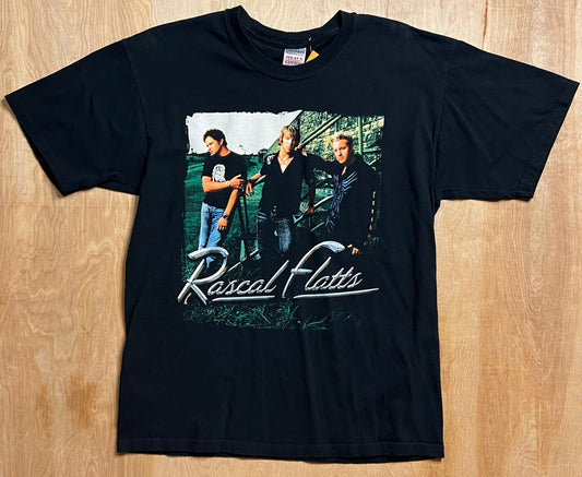 Early 2000's Rascal Flatts "Here's To You" Tour T-Shirt