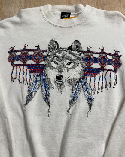 1995 Wolf Diamond Dust Crewneck