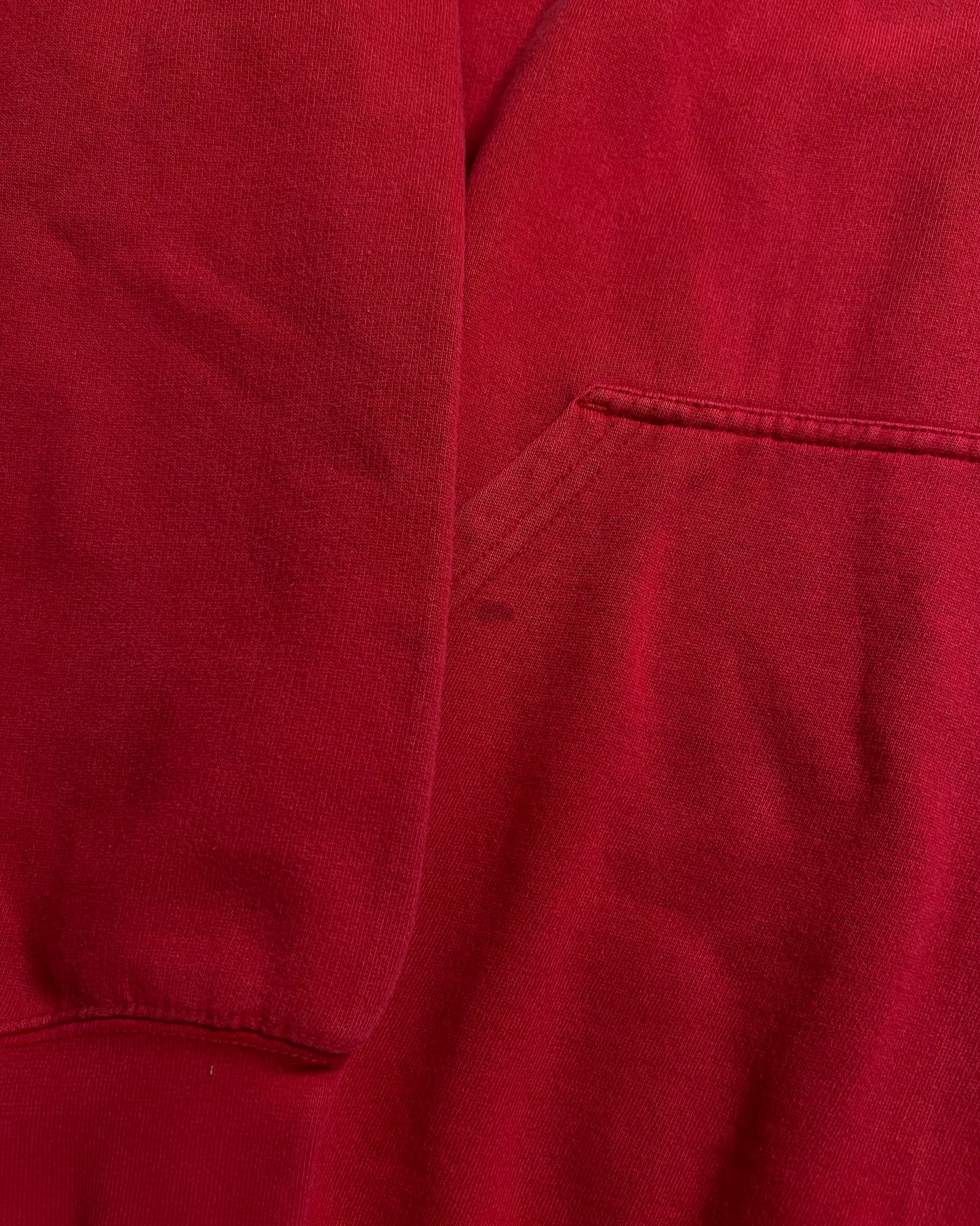 Vintage Blank Red Hoodie