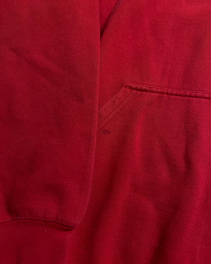 Vintage Blank Red Hoodie