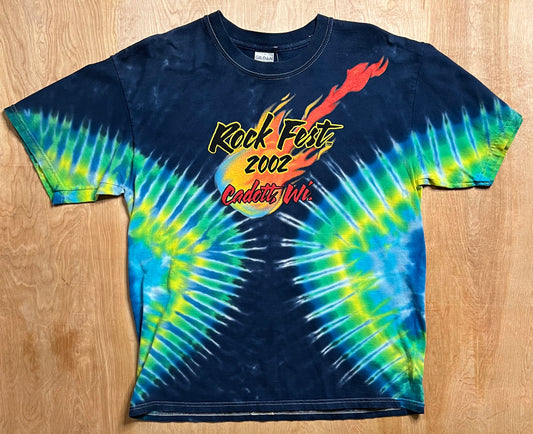 2002 Rock Fest Tie Dye T-Shirt