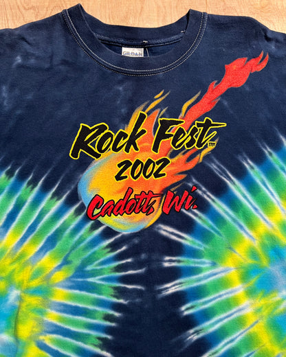 2002 Rock Fest Tie Dye T-Shirt