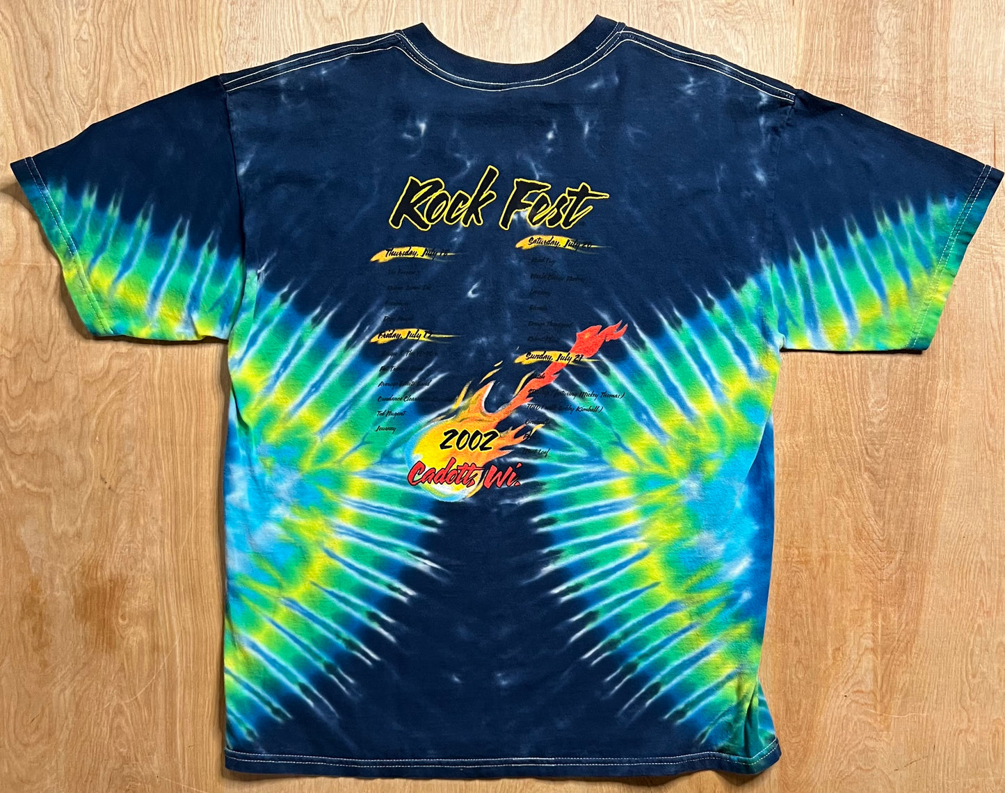 2002 Rock Fest Tie Dye T-Shirt